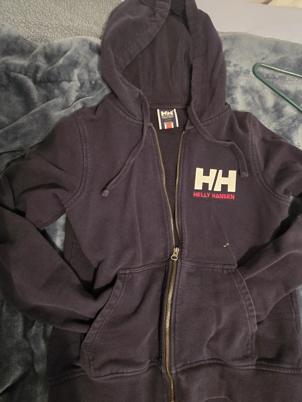 Helly Hansen Kids Dark Navy Full-Zip Hooded Sweatshirt